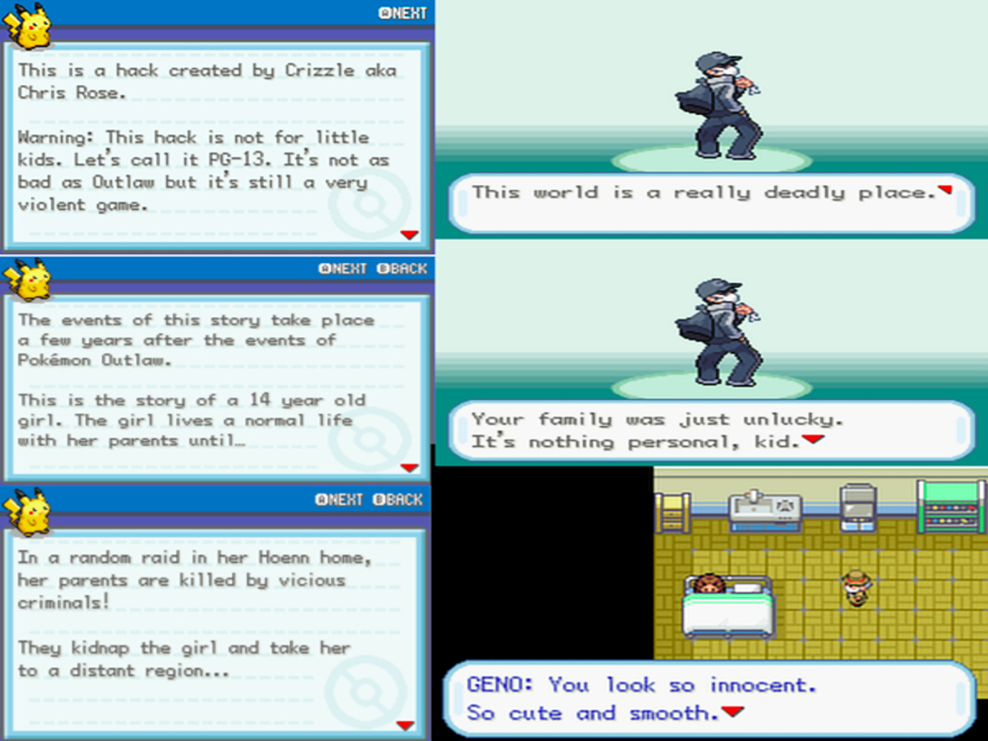 Pokémon Korosu In-Game Screenshots