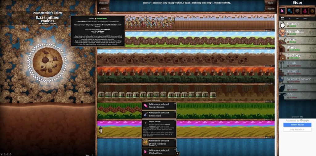 Video Game Review: “Cookie Clicker”
